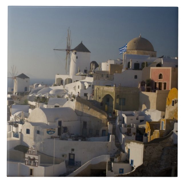 Grécia e Ilha Grega de Santorini cidade de Oia (Frente)