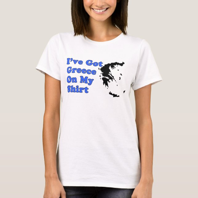 Grécia Na Minha Camisa (Frente)