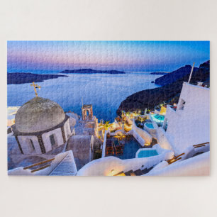 Grécia Quebra-cabeça Santorini Oia
