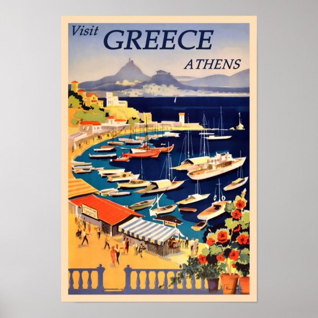 Greece Travel Poster (Frente)