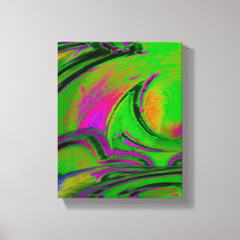 Green Abstract Canvas Print