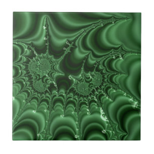 Green Agate Gemstone Olhe Fractal Abstrato Art