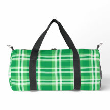 Green And White Plaid