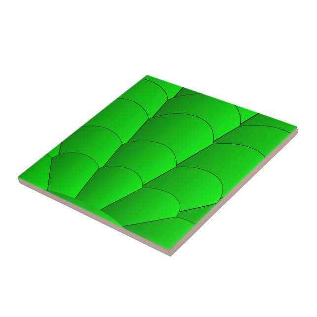 Green Art Deco Design (Lateral)