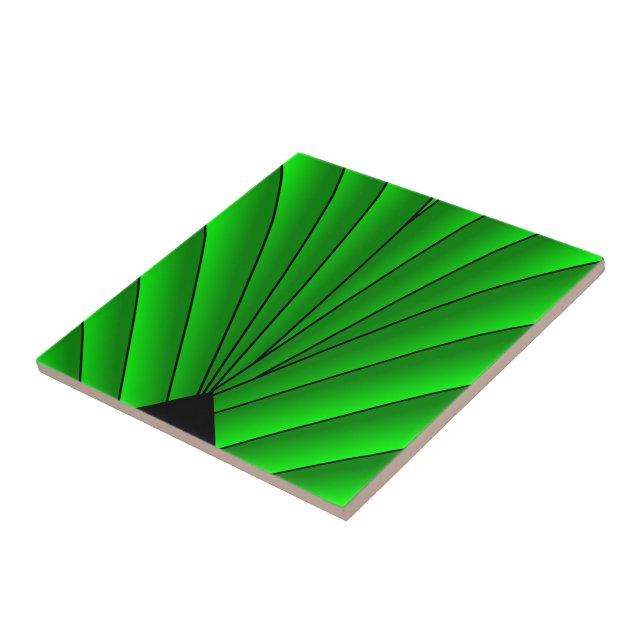 Green Art Deco Design (Lateral)