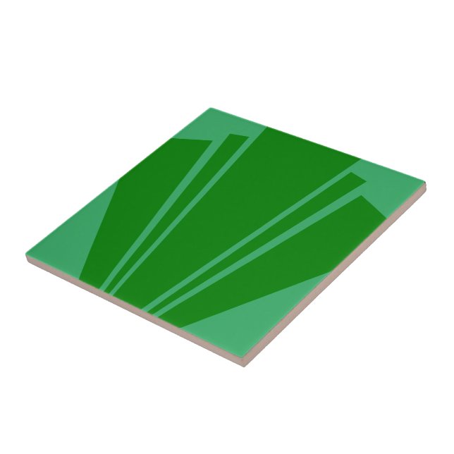 Green Art Deco Design (Lateral)