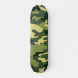 Green Camo / Skateboard