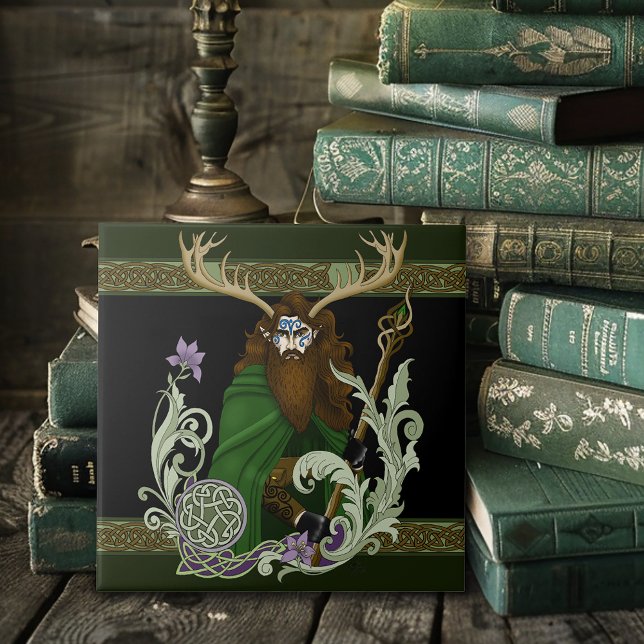 Green Celtic Antlers Man  (Criador carregado)