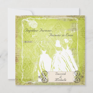 Green Damask (Damasco verde) dispara o Convite de