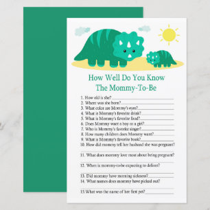 Green Dino Como você conhece bem o jogo do chá d