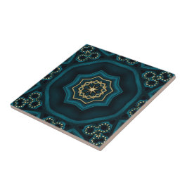 Green Dourado Boho Rosette Mandala
