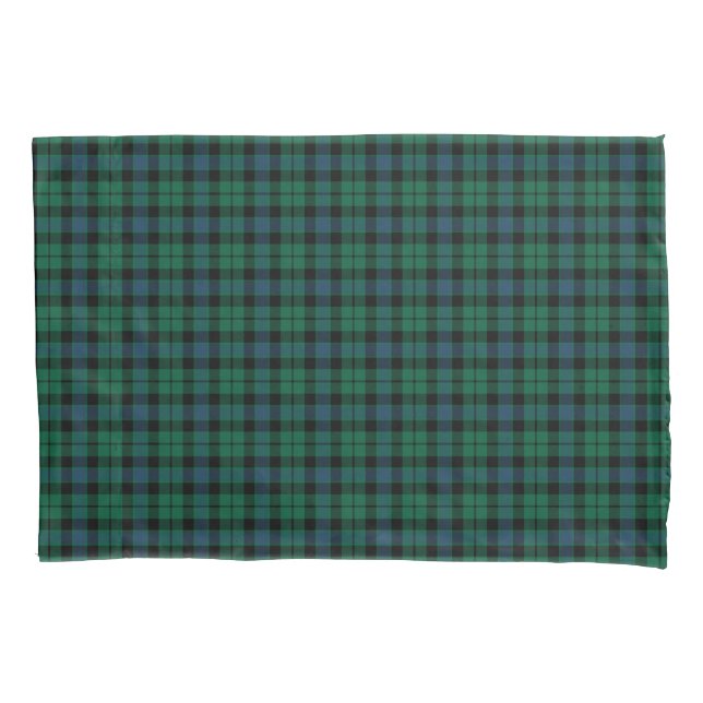 Green e Blue MacKay Clan Scottish Tartan (Frente)