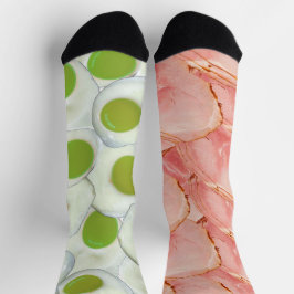 Green Eggs and Ham Novelty Socks