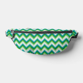 Green Geométrico Fanny Pack