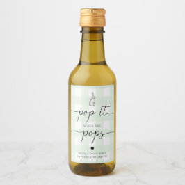 Green Gingham Bunny Rabbit Pop Quando Ela Pop