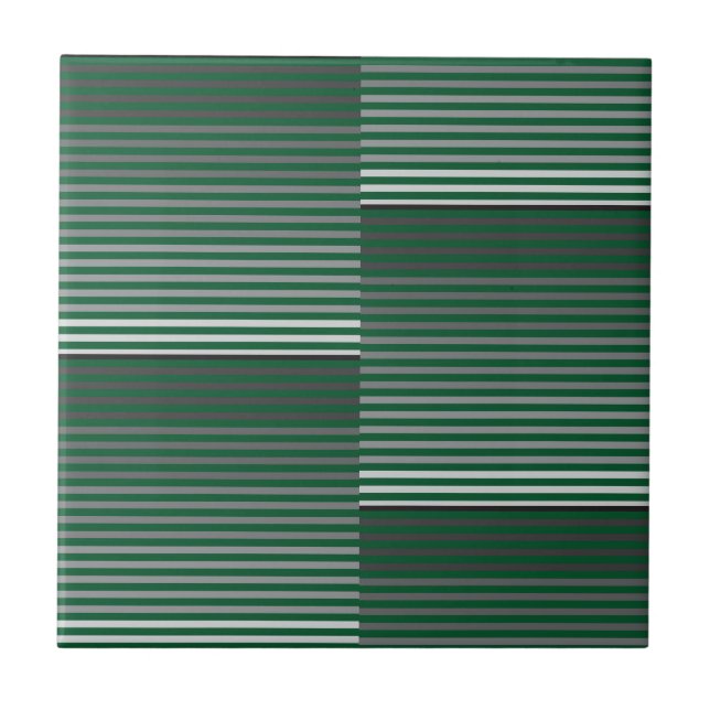 Green, Gray, Black, White Stripes (Frente)