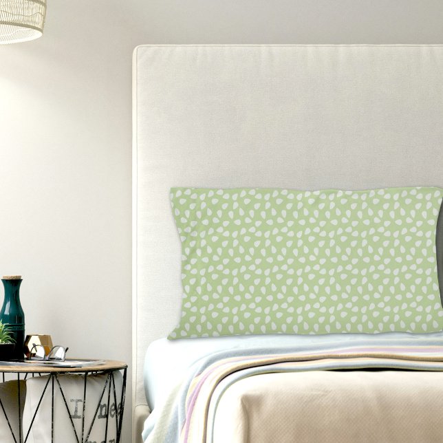 Green Leaves Pattern Pillowcase (Criador carregado)