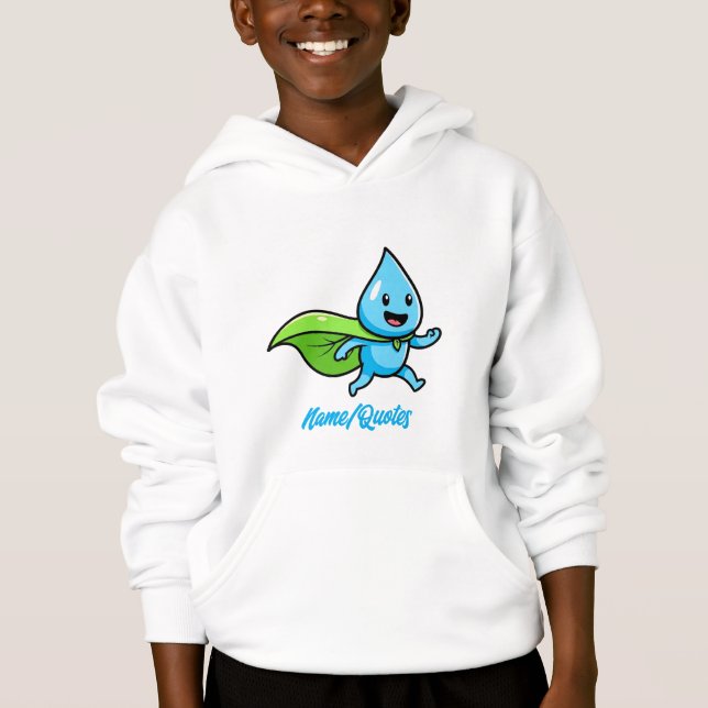 Green Lifestyle Water Drop Character (Frente)