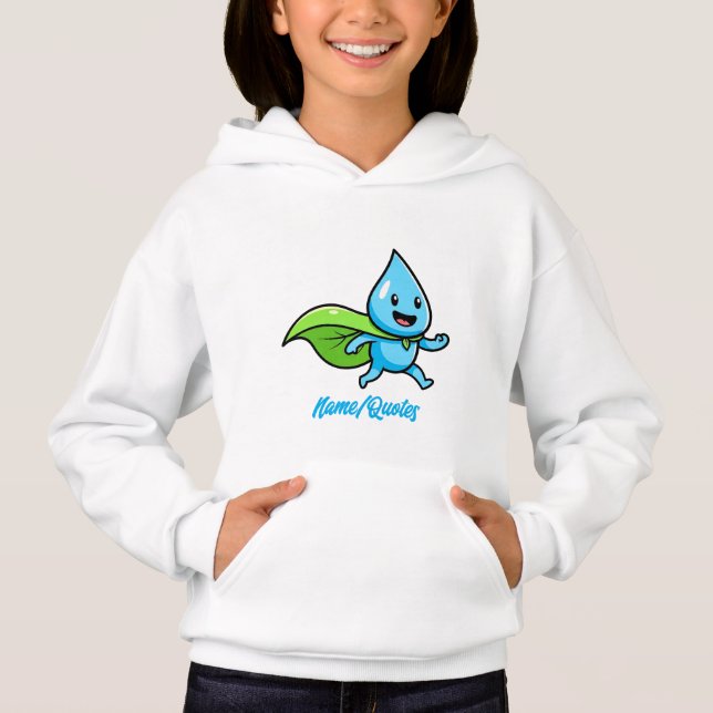 Green Lifestyle Water Drop Character (Frente)