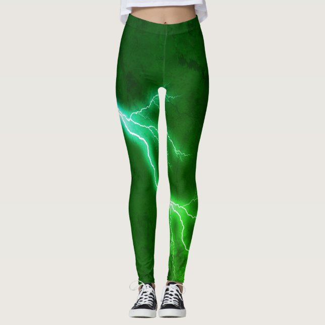 Green Lightning Leggings (Frente)
