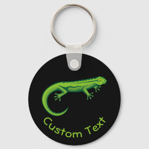 Green Lizard Chaveiro