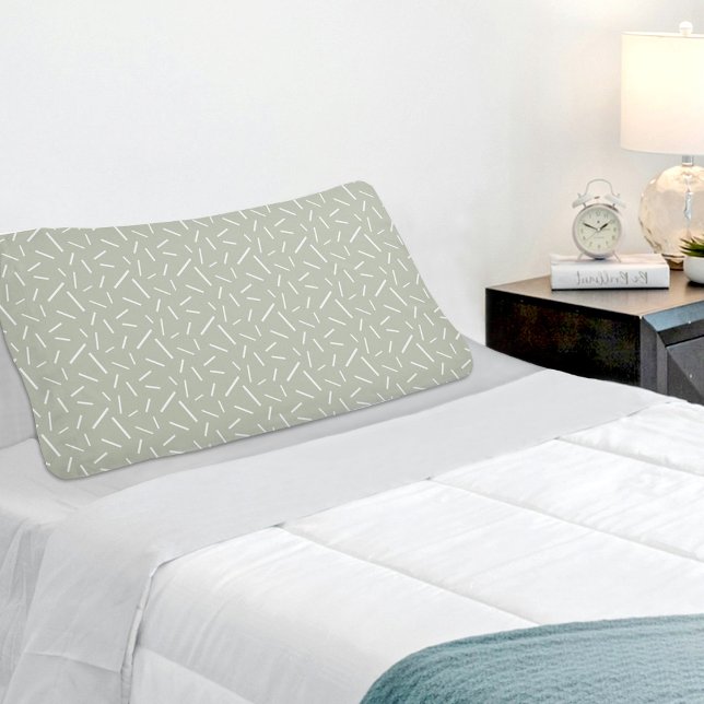 Green Memphis Pattern Pillowcase (Criador carregado)