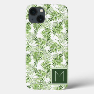 Green Palm Leaves Monogram