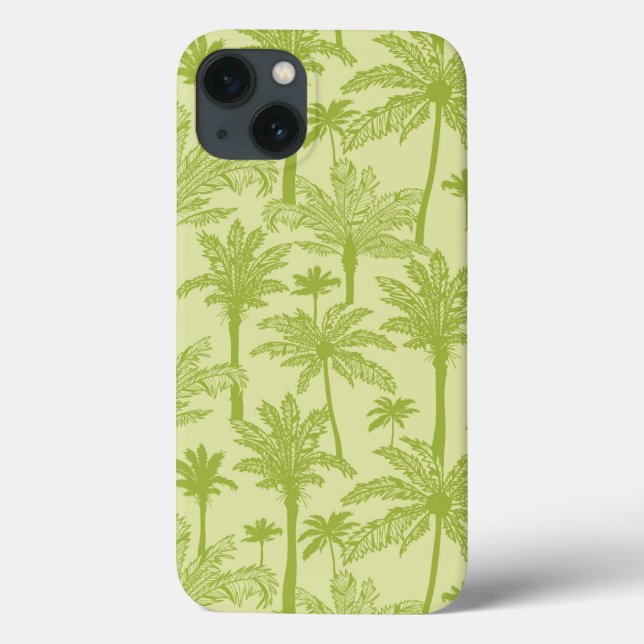 Green Palm Trees Pattern (Verso)