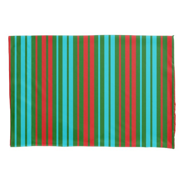 Green Red Blue Stripes Pattern   (Frente)