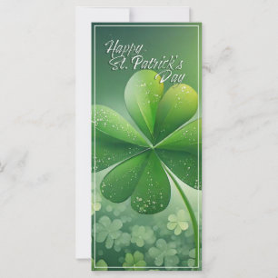 Green Shamrocks Feliz Rua. Dia de Patrick (7) c