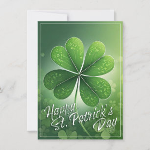 Green Shamrocks Feliz Rua. Dia de Patrick (8) c