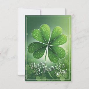 Green Shamrocks Feliz Rua. Dia de Patrick (8) c