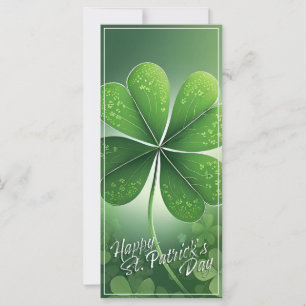 Green Shamrocks Feliz Rua. Dia de Patrick (8) c