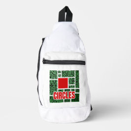 Green Spotted Abstraction with Red Accents