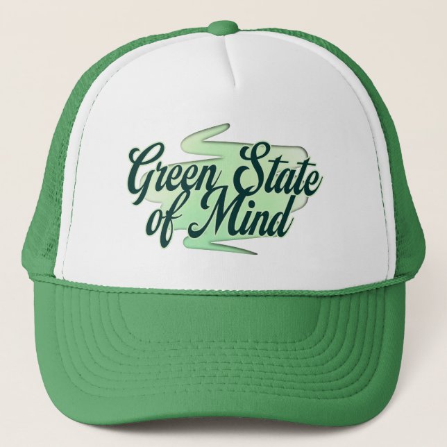 Green State of Mind St Patrick’s Day Shirt – boné (Frente)