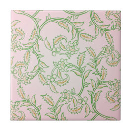 Green Vine Ceramic Tile