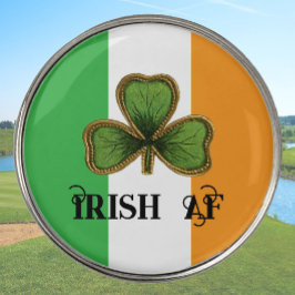 Green Vintage Shamrock Irish AF St Patrick's Day