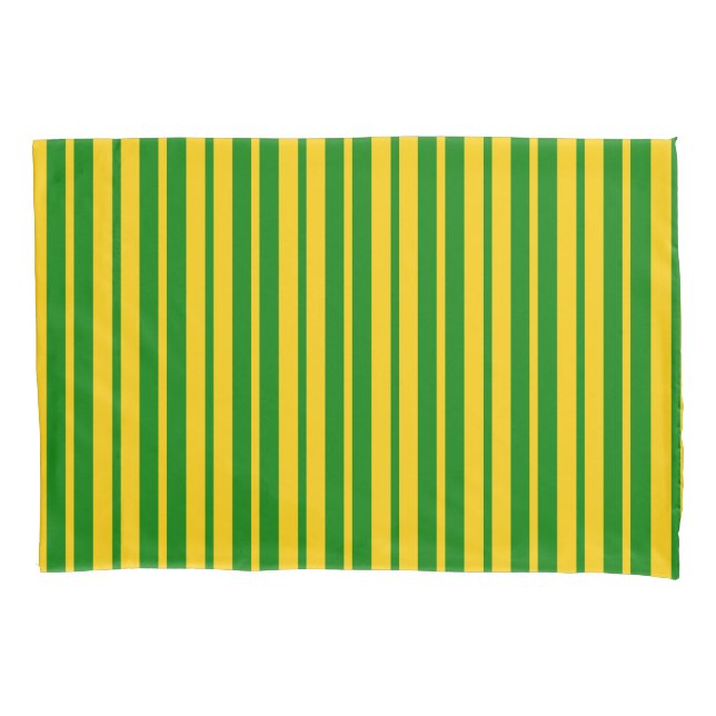 Green Yellow Stylish Stripes Pattern Design  (Frente)