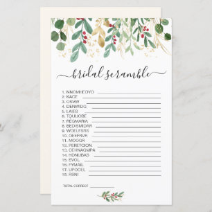 Greenerage Foliage - Jogo do Chá de panela do Word