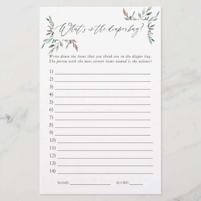 Greenerescência russa Jogo da Fralda de inverno (Frente)