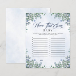 Greenerescer Blue Watercolor Nomeia Esse Jogo De B