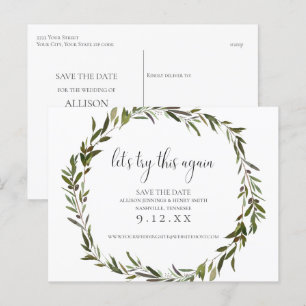 Greenerescing Wedding Alterar Anúncio de Data