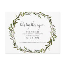 Greenerescing Wedding Alterar Anúncio de Data