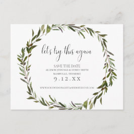 Greenerescing Wedding Alterar Anúncio de Data