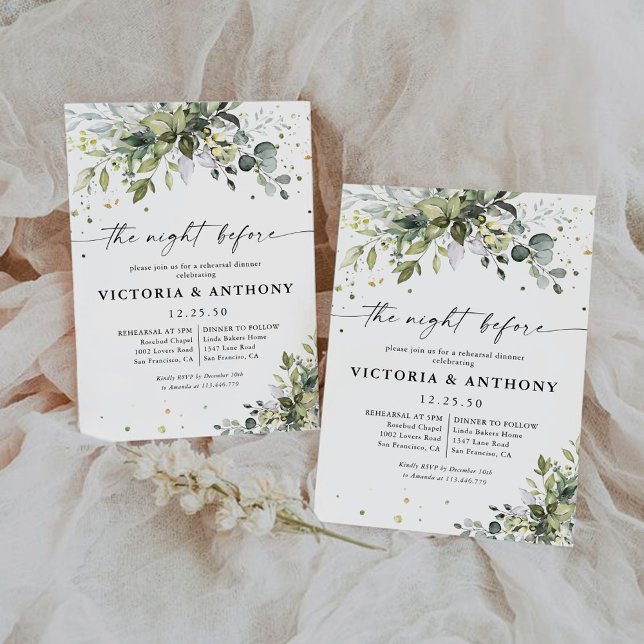 Greenery A Noite Antes Do Convite (Criador carregado)