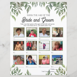 Greenery adivinha a idade da noiva e do noivo