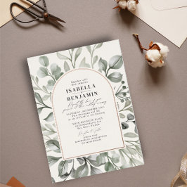 Greenery Arch Eucalyptus Ivory Wedding Rosa Dourad