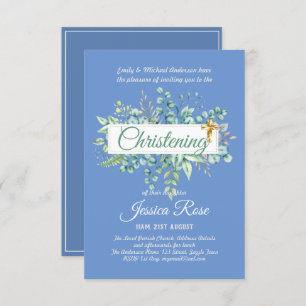 Greenery Christening Convida Baptism Bautizo Leafy
