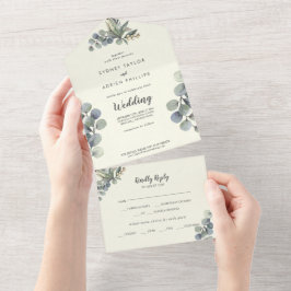 Greenery de inverno | Ivory Eucalyptus Wedding