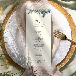 Greenery de inverno | Menu Janto Casamento de Marf
